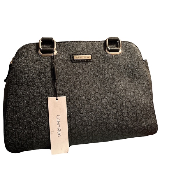 NWT Black and Silver Calvin Klein Purse - Picture 2 of 10